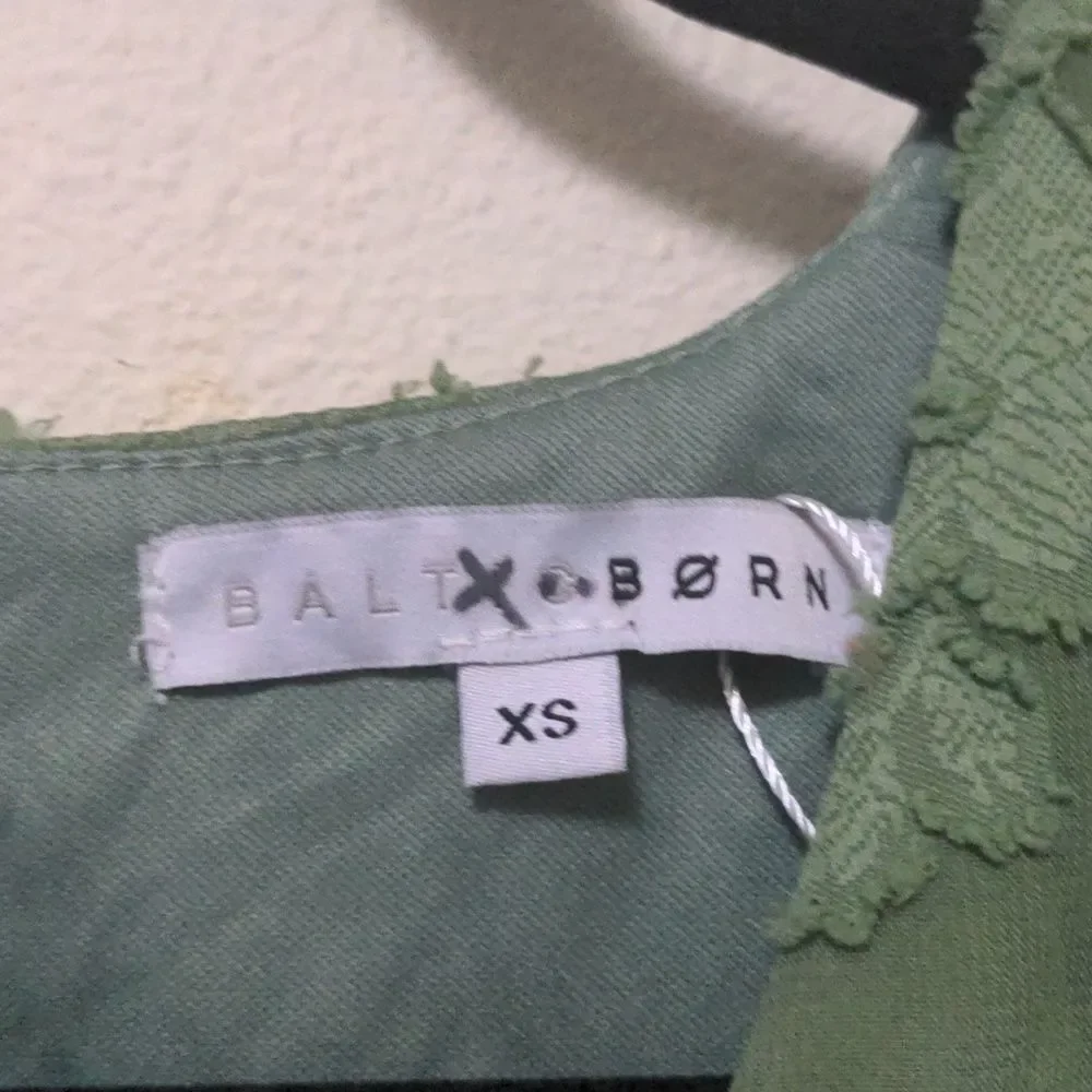 Baltic Born Sage Green Floral Midi Dress - Picture 2 of 6